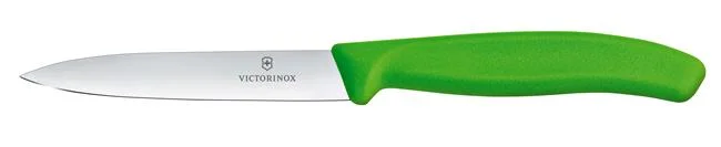 Victorinox Swiss Classic Nóż do jarzyn, gładki, 10 cm, zielony Wariant podstawowy