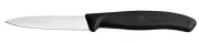 Victorinox Swiss Classic Nóż do jarzyn, gładki, 8 cm, czarny Wariant podstawowy