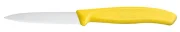 Victorinox Swiss Classic Nóż do jarzyn, ząbkowany, 80mm, żółty Wariant podstawowy