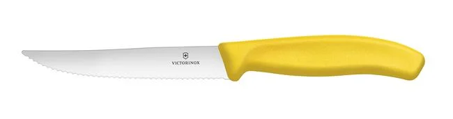 Victorinox Swiss Classic Nóż do pizzy, ząbkowany, ostry czubek, żółty Wariant podstawowy