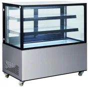 Witryna chłodnicza 2-półkowa, Arktic, 410L, 230V/490W, 1224x677x(H)1230mm Wariant podstawowy