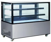 Witryna chłodnicza 2-półkowa, Arktic, 510L, 230V/490W, 1524x677x(H)1230mm Wariant podstawowy