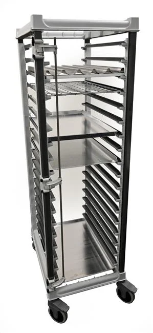Wózek Camshelving do transportu pojemników, 18 × 600×400, Cambro, 516x783x(H)171mm Wariant podstawowy