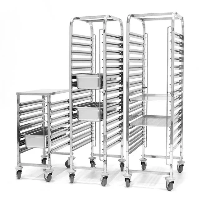 Wózek do transportu pojemników 7xGN 1/1, HENDI, 445x615x(H)945mm Wariant podstawowy