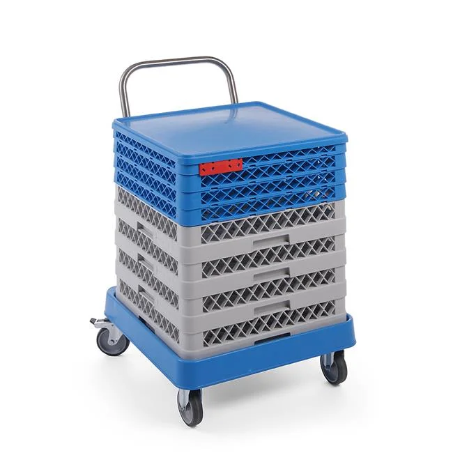 Wózek z uchwytem, na kosze 500x500 mm do zmywarek Wariant podstawowy