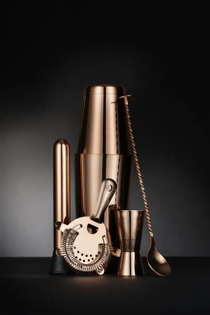 Zestaw barmański w tubie, Bar up, miedziany, o120x(H)320mm Wariant podstawowy