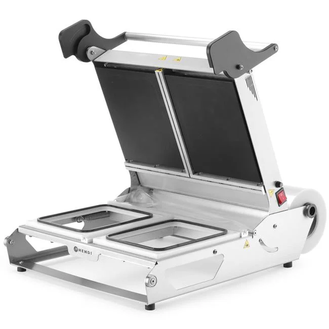 Zgrzewarka do tacek DUAL, HENDI, 230V/1400W, 653x487x(H)190mm Wariant podstawowy