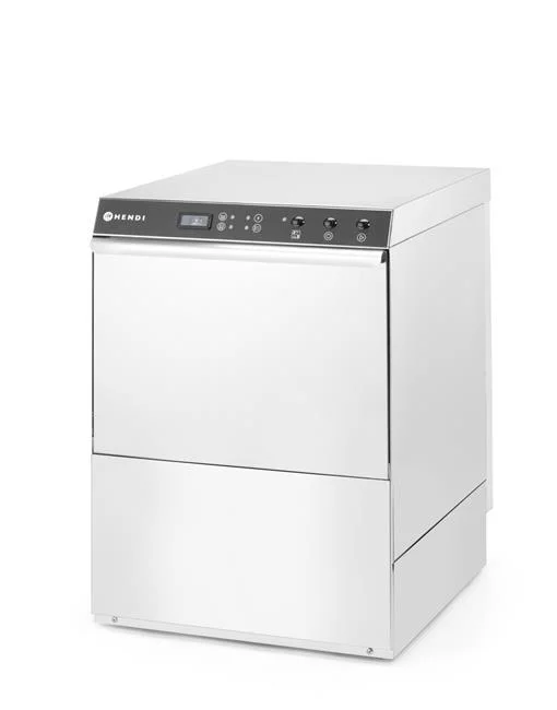 Zmywarka 50x50 Doppio, HENDI, z dozownikiem detergentu i pompą spustową, 400V/4900W Wariant podstawowy